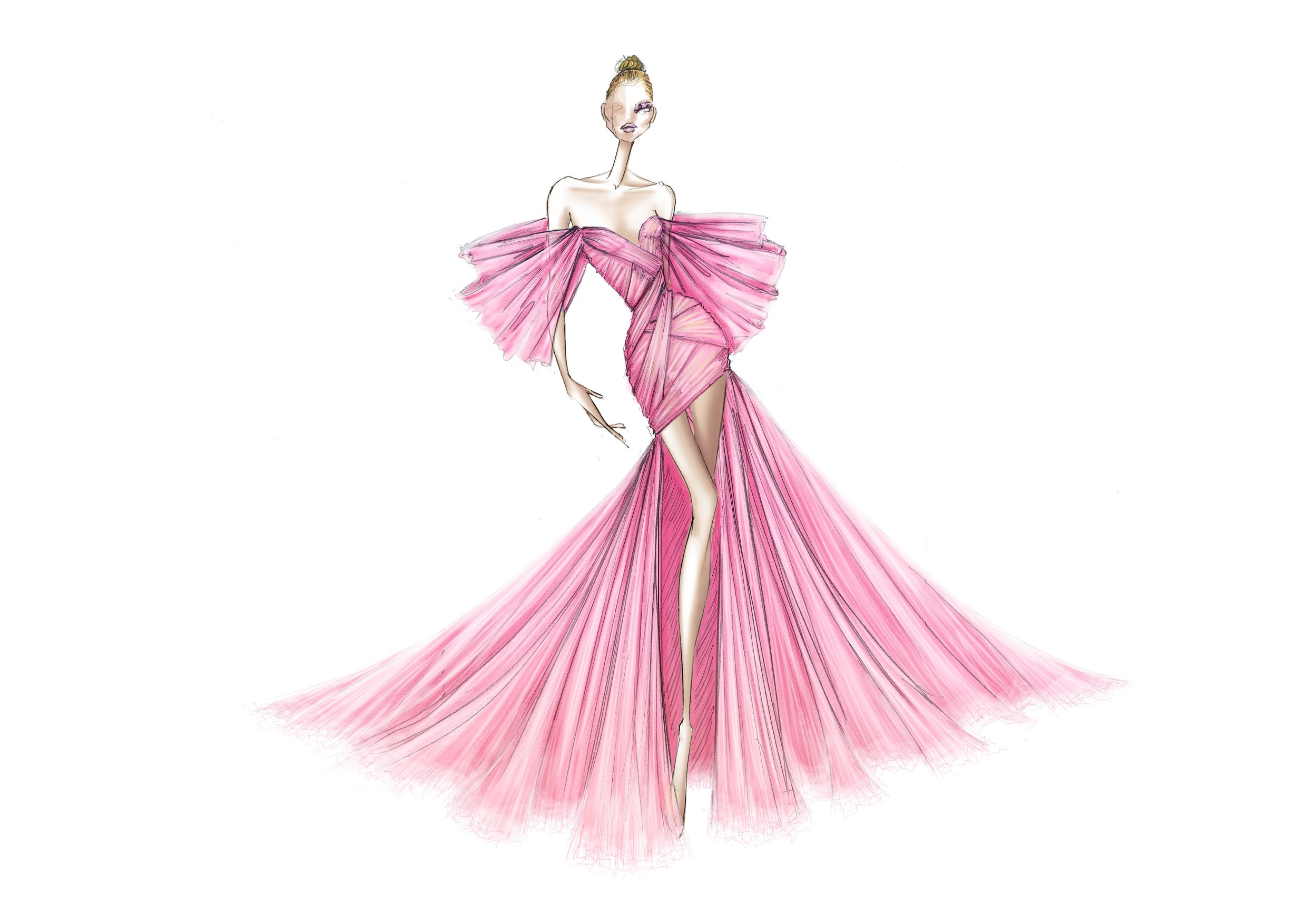 Ralph russo эскизы